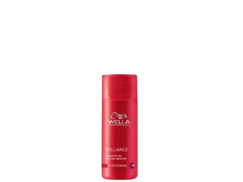 WELLA Šampūnas Ploniems Ir Normaliems Plaukams Wella Brilliance Fine 50 ML WELLA Šampūnas Ploniems Ir Normaliems Plaukams Wella Brilliance Fine 50 ML